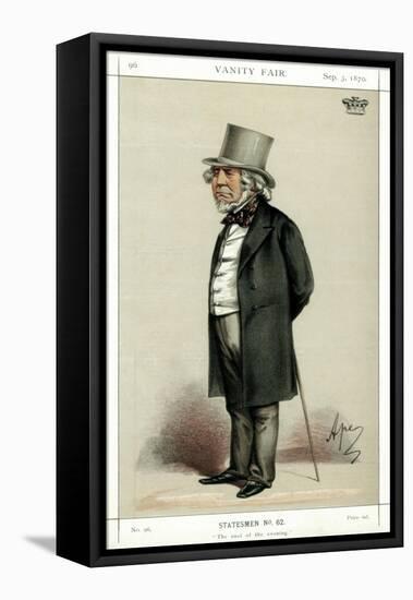 The Cool of the Evening, Lord Houghton, English Poet and Politician, 1870-Carlo Pellegrini-Framed Stretched Canvas