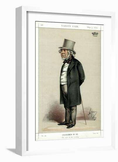 The Cool of the Evening, Lord Houghton, English Poet and Politician, 1870-Carlo Pellegrini-Framed Giclee Print