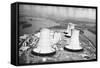 The Cooling Towers at Three Mile Island-null-Framed Stretched Canvas