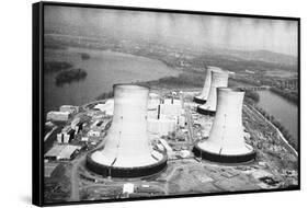 The Cooling Towers at Three Mile Island-null-Framed Stretched Canvas