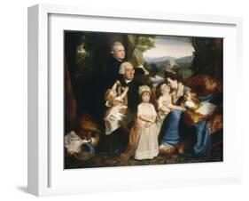 The Copley Family, 1776/77-John Singleton Copley-Framed Giclee Print