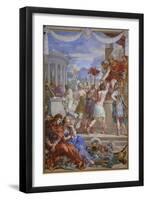 The Copper Age or Rather Soldiers Receiving Award for Capturing Prisoners-Pietro da Cortona-Framed Giclee Print