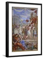 The Copper Age or Rather Soldiers Receiving Award for Capturing Prisoners-Pietro da Cortona-Framed Giclee Print