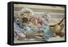 The Copper Age or Rather Soldiers Receiving Award for Capturing Prisoners-Pietro da Cortona-Framed Stretched Canvas