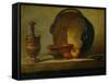 The Copper Cauldron-Jean-Baptiste Simeon Chardin-Framed Stretched Canvas