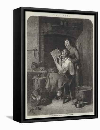 The Coppersmith and His Wife-Christian Andreas Schleisner-Framed Stretched Canvas