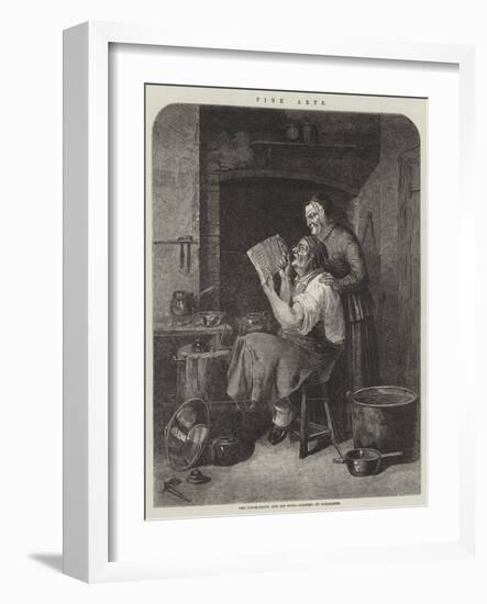 The Coppersmith and His Wife-Christian Andreas Schleisner-Framed Giclee Print