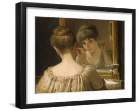 The Coquette-James Wells Champney-Framed Giclee Print