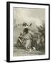 The Coquette-Louis David-Framed Giclee Print