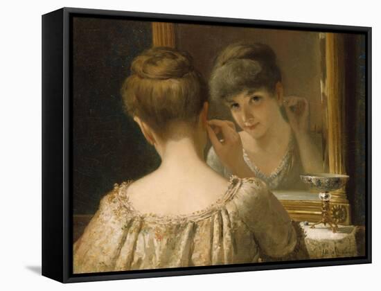 The Coquette-James Wells Champney-Framed Stretched Canvas