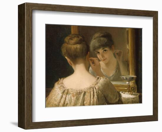 The Coquette-James Wells Champney-Framed Giclee Print