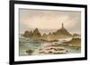 The Corbiere Rocks - Jersey-English School-Framed Giclee Print