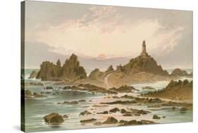 The Corbiere Rocks - Jersey-English School-Stretched Canvas