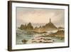 The Corbiere Rocks - Jersey-English School-Framed Giclee Print