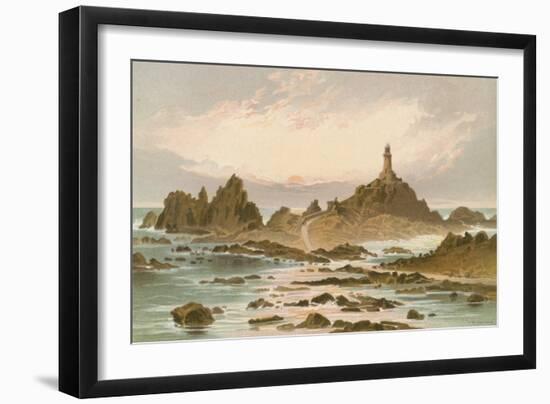 The Corbiere Rocks - Jersey-English School-Framed Giclee Print