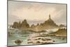 The Corbiere Rocks - Jersey-English School-Mounted Giclee Print