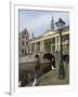 The Corn Bridge, Centre of the Old Town, Leiden, Netherlands, Europe-Ethel Davies-Framed Photographic Print