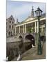 The Corn Bridge, Centre of the Old Town, Leiden, Netherlands, Europe-Ethel Davies-Mounted Photographic Print