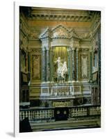 The Cornaro Chapel,Detail of the Altar with "The Ecstasy of St. Teresa"-Giovanni Lorenzo Bernini-Framed Giclee Print