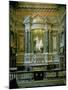 The Cornaro Chapel,Detail of the Altar with "The Ecstasy of St. Teresa"-Giovanni Lorenzo Bernini-Mounted Giclee Print