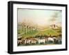 The Cornell Farm, 1848-Edward Hicks-Framed Art Print