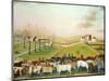 The Cornell Farm, 1848-Edward Hicks-Mounted Giclee Print