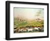 The Cornell Farm, 1848-Edward Hicks-Framed Art Print