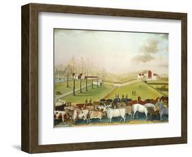 The Cornell Farm, 1848-Edward Hicks-Framed Giclee Print