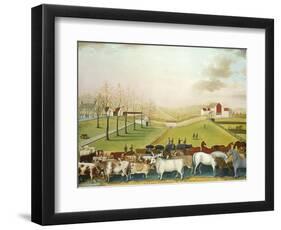 The Cornell Farm, 1848-Edward Hicks-Framed Giclee Print