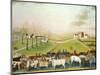 The Cornell Farm, 1848-Edward Hicks-Mounted Giclee Print