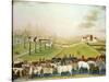 The Cornell Farm, 1848-Edward Hicks-Stretched Canvas