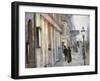 The corner of Karl Johan and Dronningens Queens Street-Christian Krohg-Framed Giclee Print