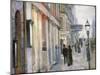 The corner of Karl Johan and Dronningens Queens Street-Christian Krohg-Mounted Giclee Print