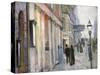 The corner of Karl Johan and Dronningens Queens Street-Christian Krohg-Stretched Canvas