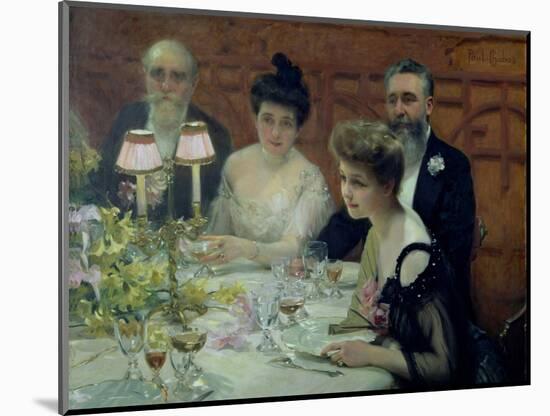 The Corner of the Table, 1904-Paul Chabas-Mounted Giclee Print