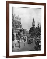 The Corner of Tothill and Victoria Streets, Looking Towards Parliament Square, London, 1926-1927-null-Framed Giclee Print