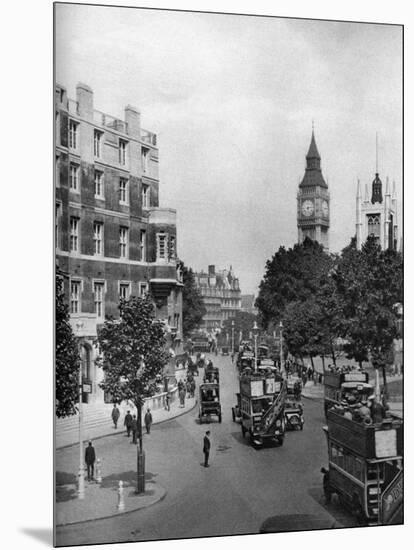 The Corner of Tothill and Victoria Streets, Looking Towards Parliament Square, London, 1926-1927-null-Mounted Giclee Print