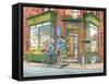 The Corner Shop-Trevor Mitchell-Framed Stretched Canvas