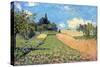 The Cornfield (Near Argenteuil)-Alfred Sisley-Stretched Canvas