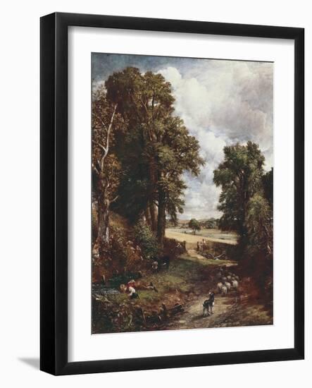 The Cornfield-John Constable-Framed Art Print