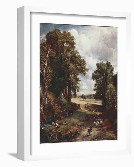 The Cornfield-John Constable-Framed Art Print