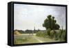 The Cornfields in Summer-Henri Taurel-Framed Stretched Canvas