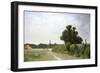 The Cornfields in Summer-Henri Taurel-Framed Art Print