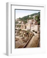 The Corniche in Marseilles, Pub. C.1900-null-Framed Giclee Print