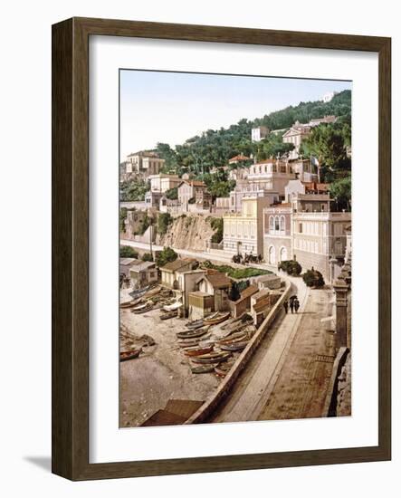 The Corniche in Marseilles, Pub. C.1900-null-Framed Giclee Print