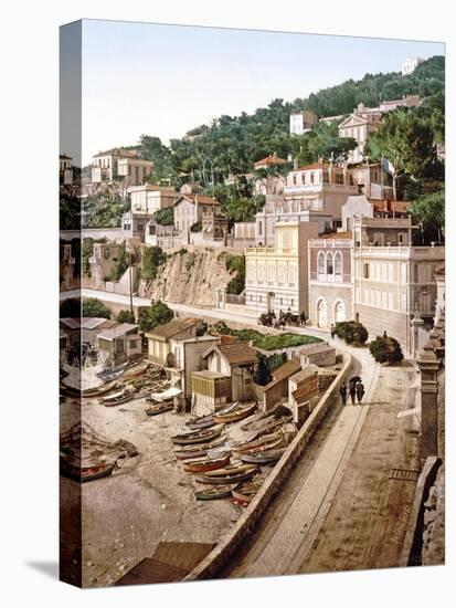 The Corniche in Marseilles, Pub. C.1900-null-Stretched Canvas