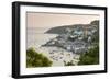 The Cornish Town of Fowey on the Fowey Estuary, Cornwall, England. Summer-Adam Burton-Framed Photographic Print