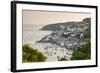 The Cornish Town of Fowey on the Fowey Estuary, Cornwall, England. Summer-Adam Burton-Framed Photographic Print