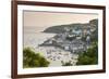 The Cornish Town of Fowey on the Fowey Estuary, Cornwall, England. Summer-Adam Burton-Framed Photographic Print