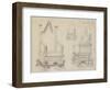 The Coronation Chair at Westminster Abbey, c.1825-Richard Parkes Bonington-Framed Giclee Print